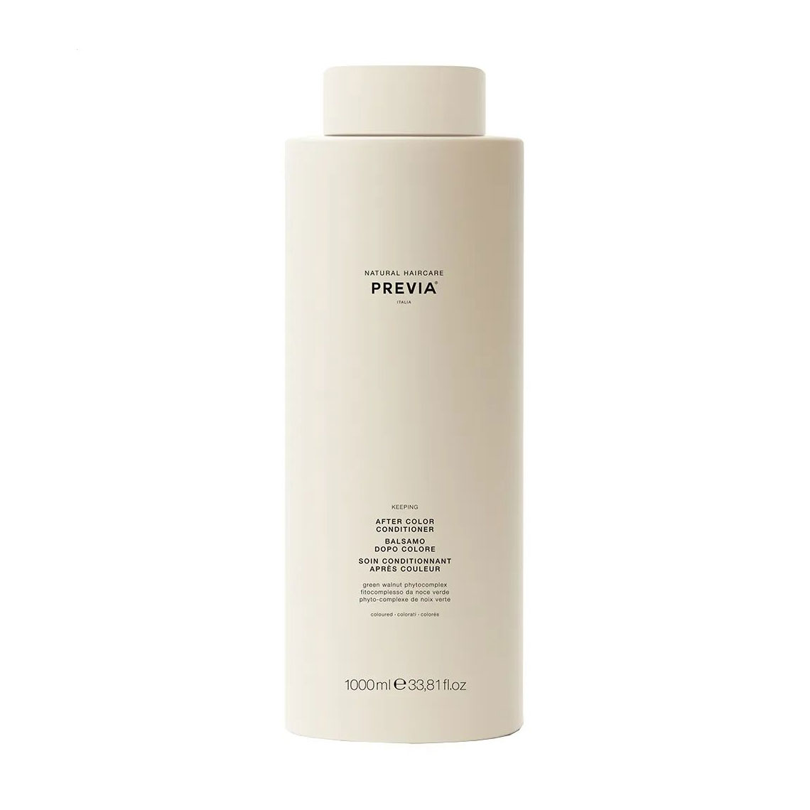 Кондиціонер Previa Organic Green Walnut Colour Shine Conditioner Блиск кольору, для фарбованого волосся, 1 л